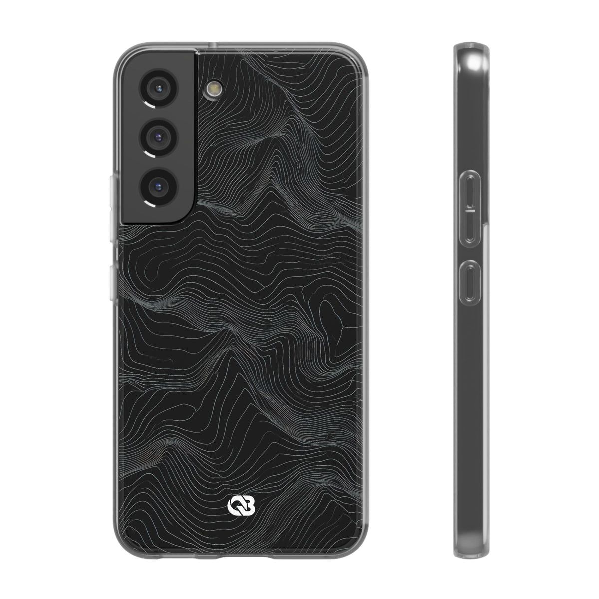 Obsidian Contour Elevation · Lite Phone Case for Samsung · Black
