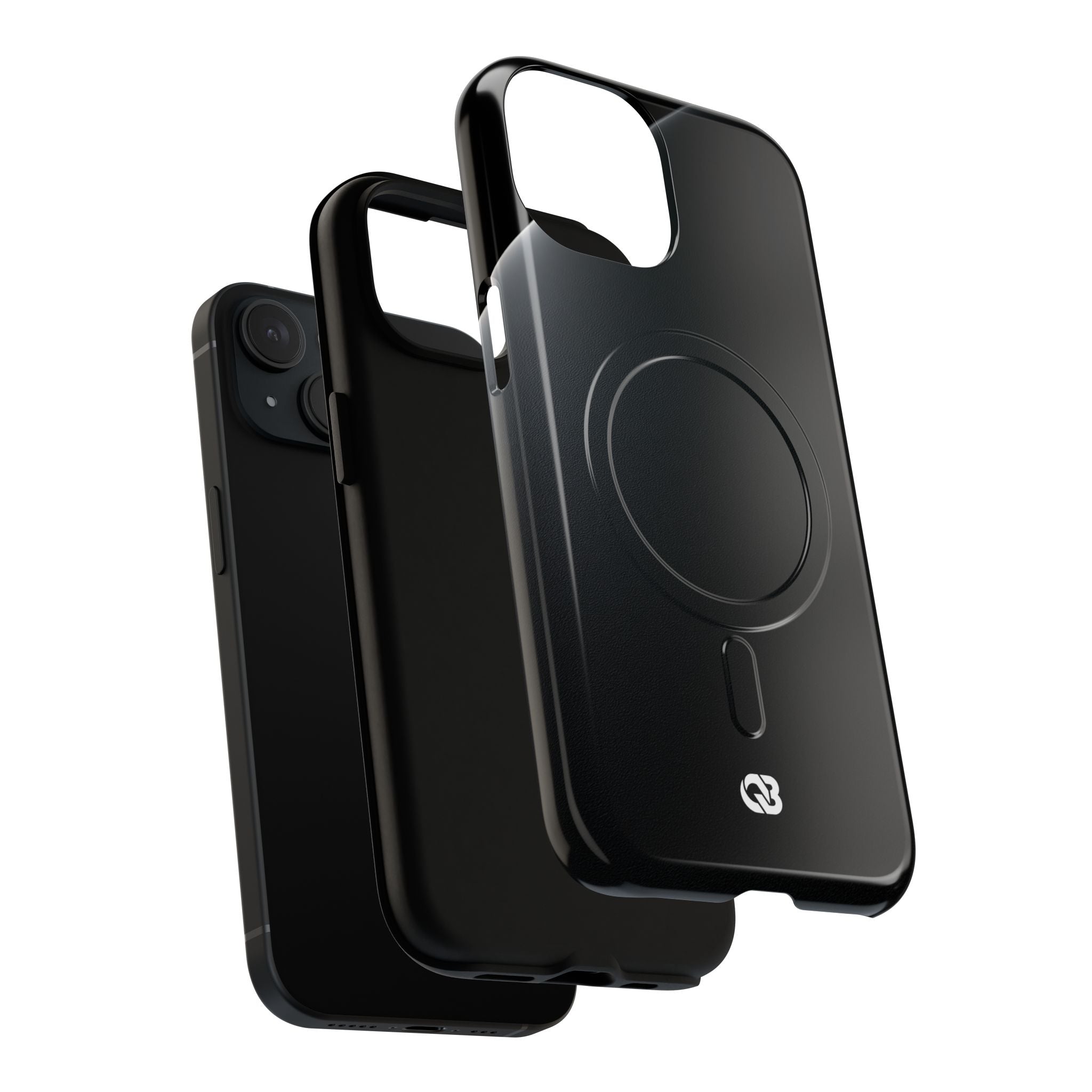 Black Tough 2.0 Magsafe Phone Case for iPhone - Obsidian Lunar Arch