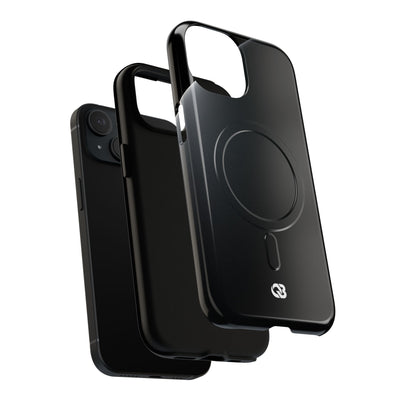 Black Tough 2.0 Magsafe Phone Case for iPhone - Obsidian Lunar Arch