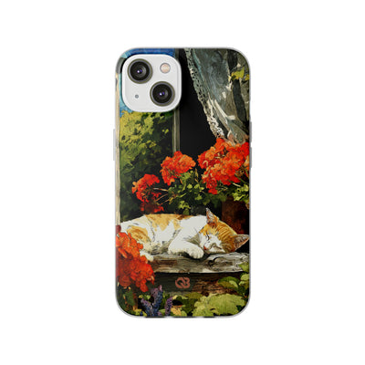Sleeping Ginger Bloom · Soft Hoesje voor iPhone