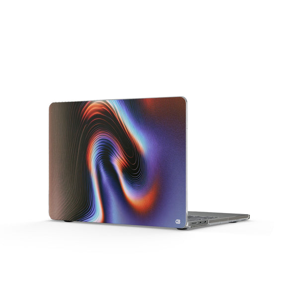 Prismatic Resonance · Clear Hard Case for MacBook · Purple