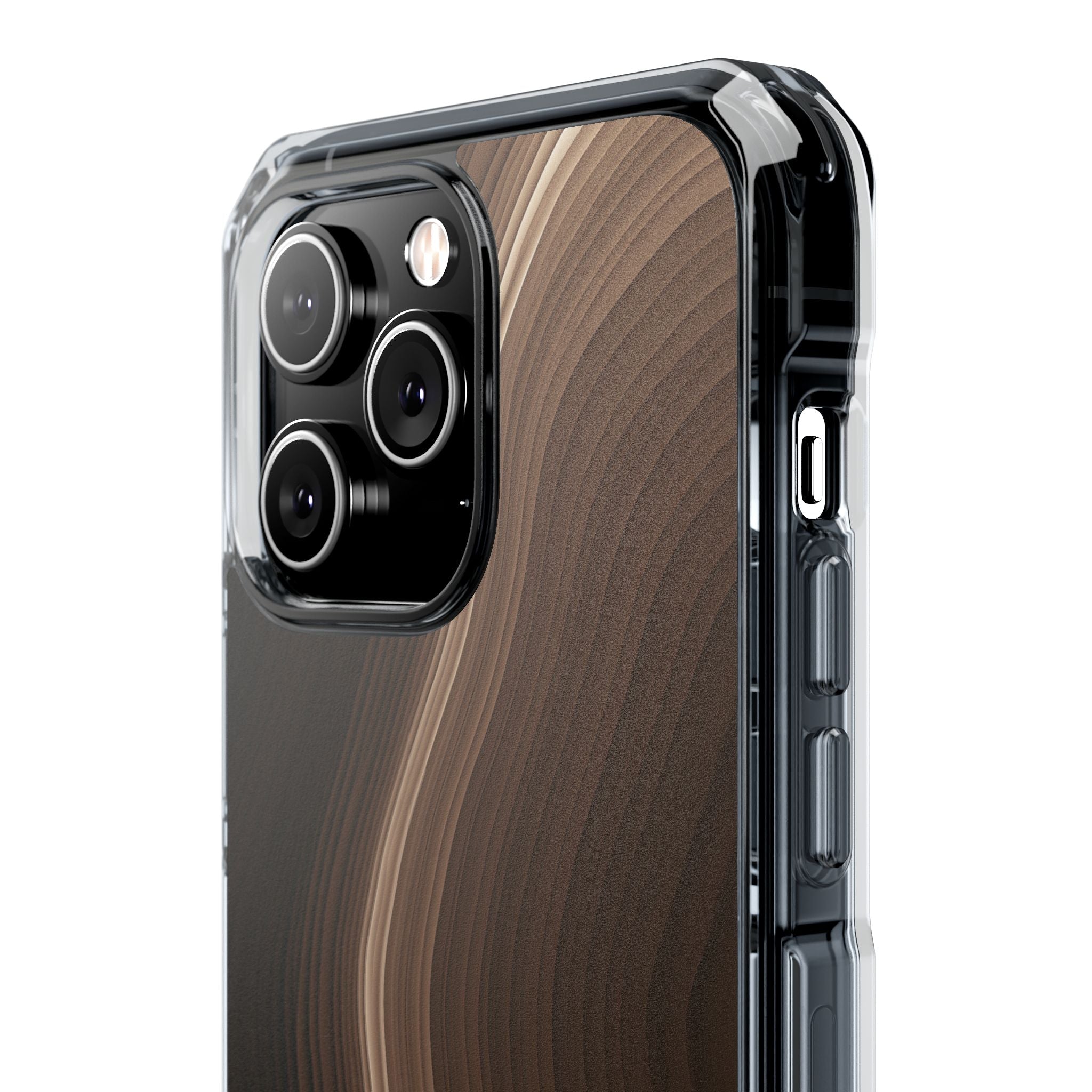 Brown Impact MagSafe Phone Case for iPhone - Bronzed Canyon Relief