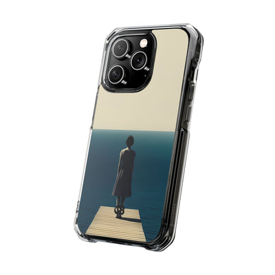 Solitary Blue Horizon · Impact Hoesje voor iPhone · Magsafe