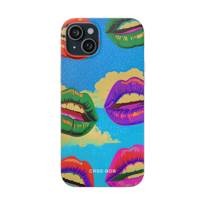 Colorful Lipscape iPhone 15 Plus Case - Soft