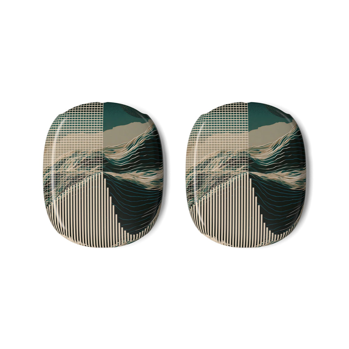 Orbital Terrain · Hard Case for AirPods Max · Green