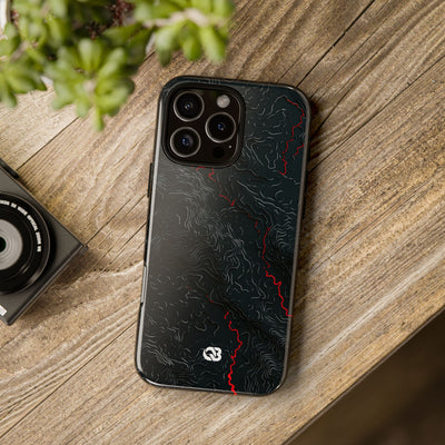 Crimson Rift · Tough Phone Case for iPhone · Black
