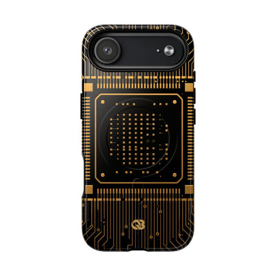 Gold Tough 2.0 Magsafe Phone Case for iPhone - Cyber Gold Processor