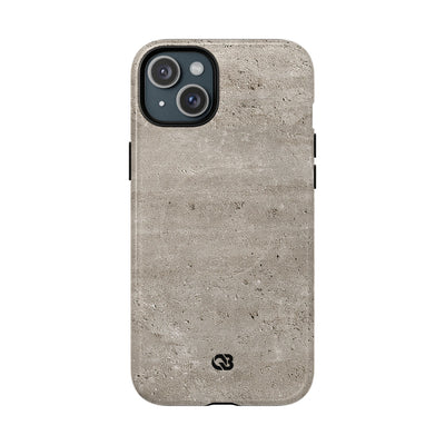 Grey Tough 2.0 Magsafe Phone Case for iPhone - Brutalist Stone Grit
