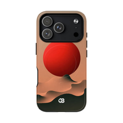 Crimson Sol Ridge · Tough 2.0 Magnetic Phone Case for iPhone · Red