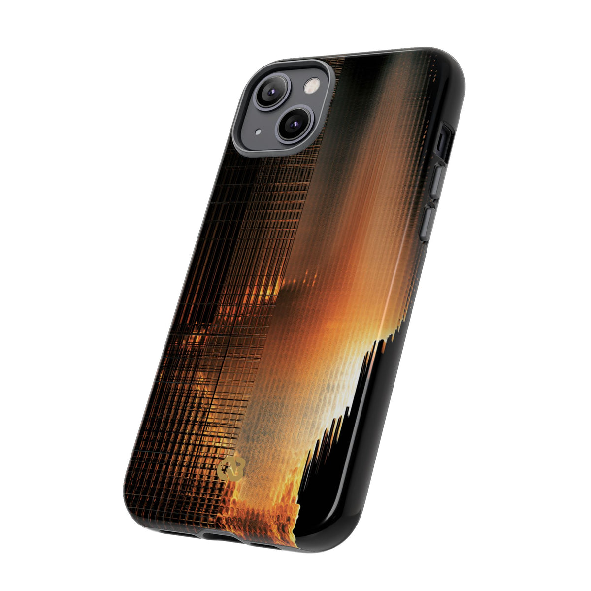 Luminous Grid · Tough Phone Case for iPhone · Black