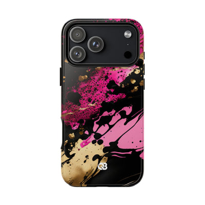 Magenta Liquid Gold · Tough Fundas para teléfono para iPhone