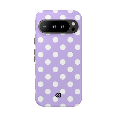 Lavender Polka Grid · Tough Θήκη για Google Pixel