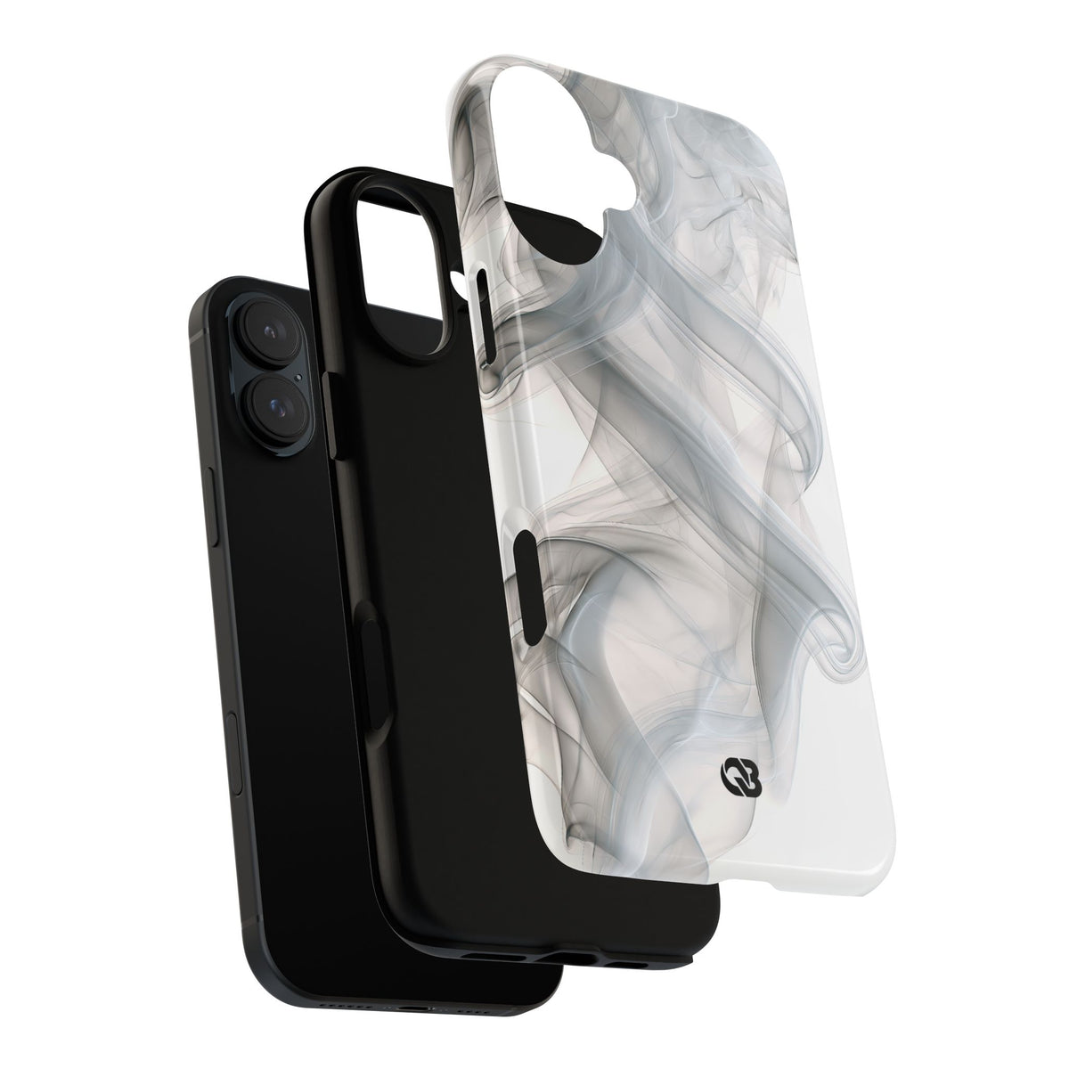 Vapor Noir · Tough Phone Case for iPhone · White
