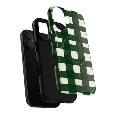Hunter Green Plaid · Tough+ Phone Case for iPhone · Magsafe