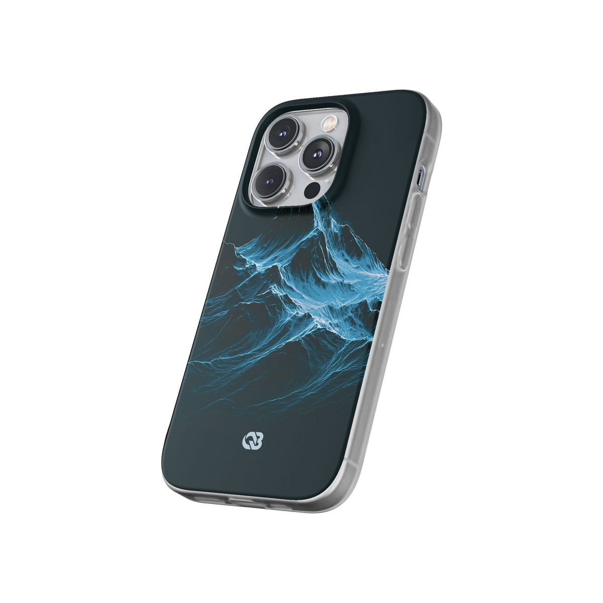 Nordic Frost Peak · Lite Phone Case for iPhone ·  Blue
