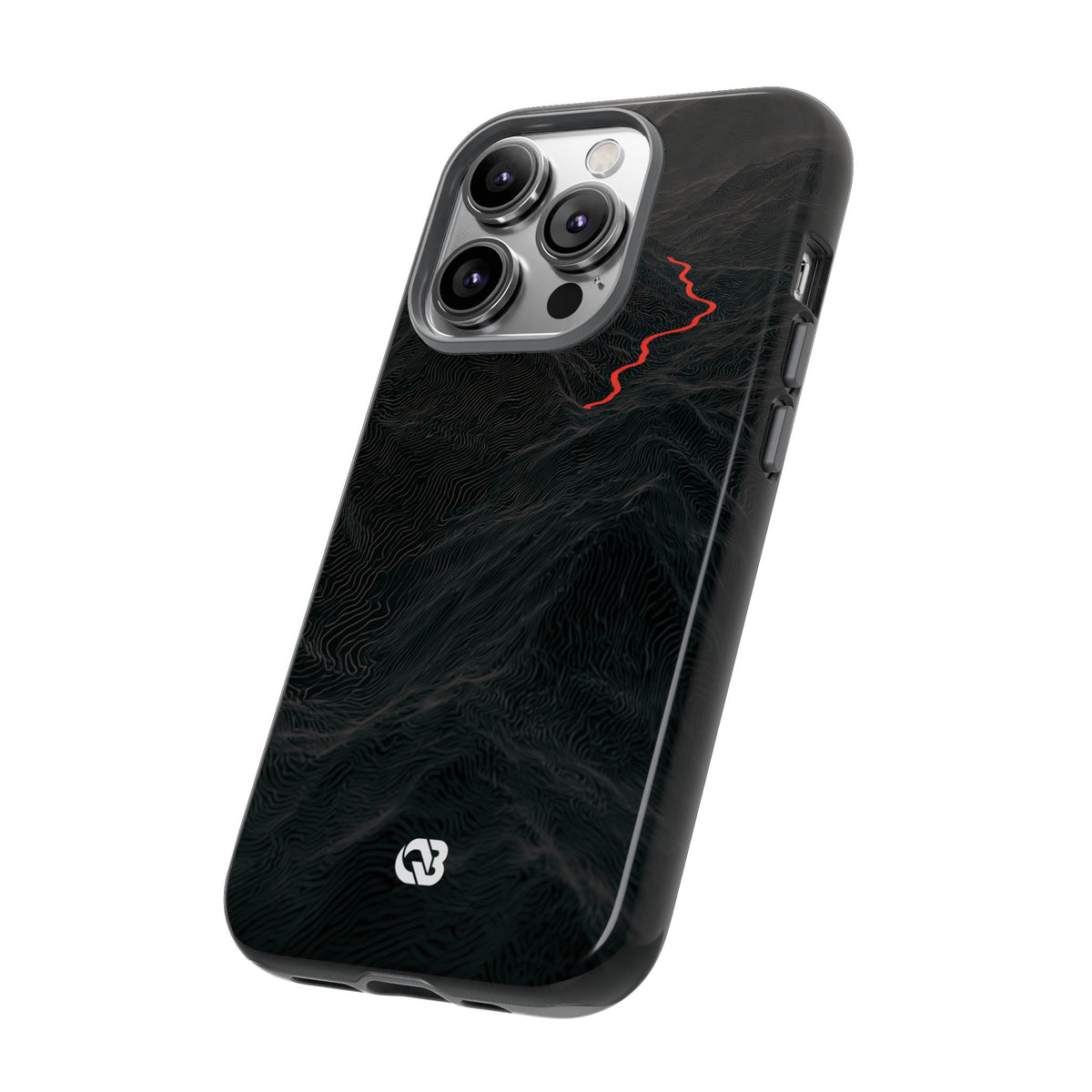Crimson Ridge Pass · Tough Phone Case for iPhone · Black