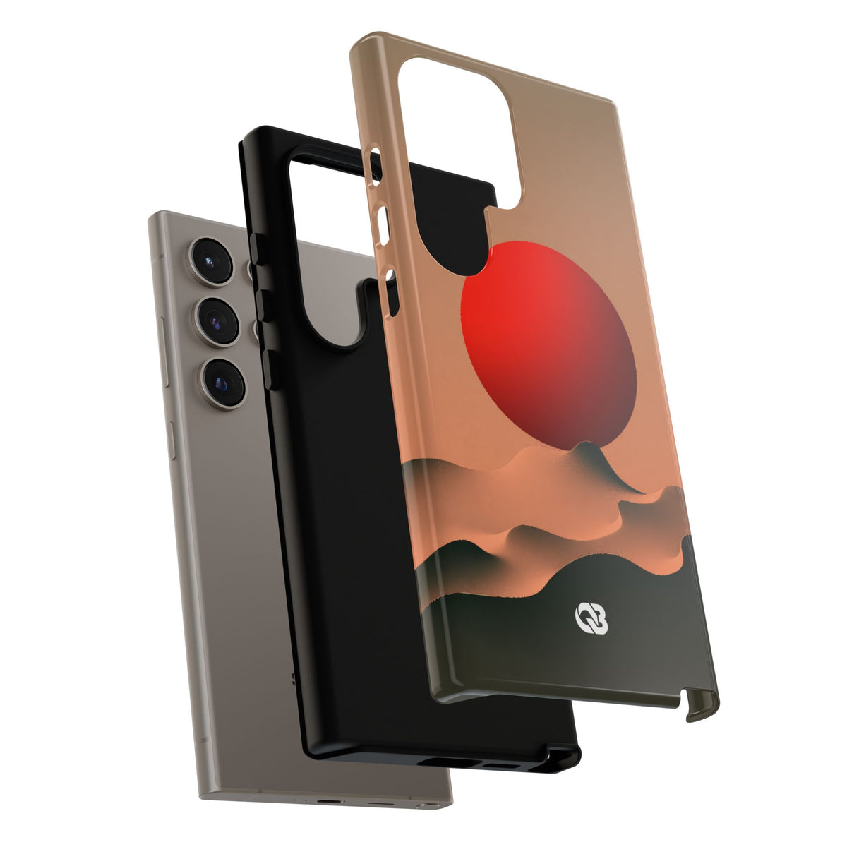 Crimson Sol Ridge · Tough Phone Case for Samsung · Red