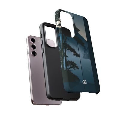 Misty Pine Horizon · Tough Phone Case for Samsung · Teal