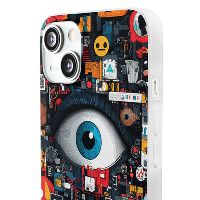 Digital Eye Blue iPhone 13 - Blød