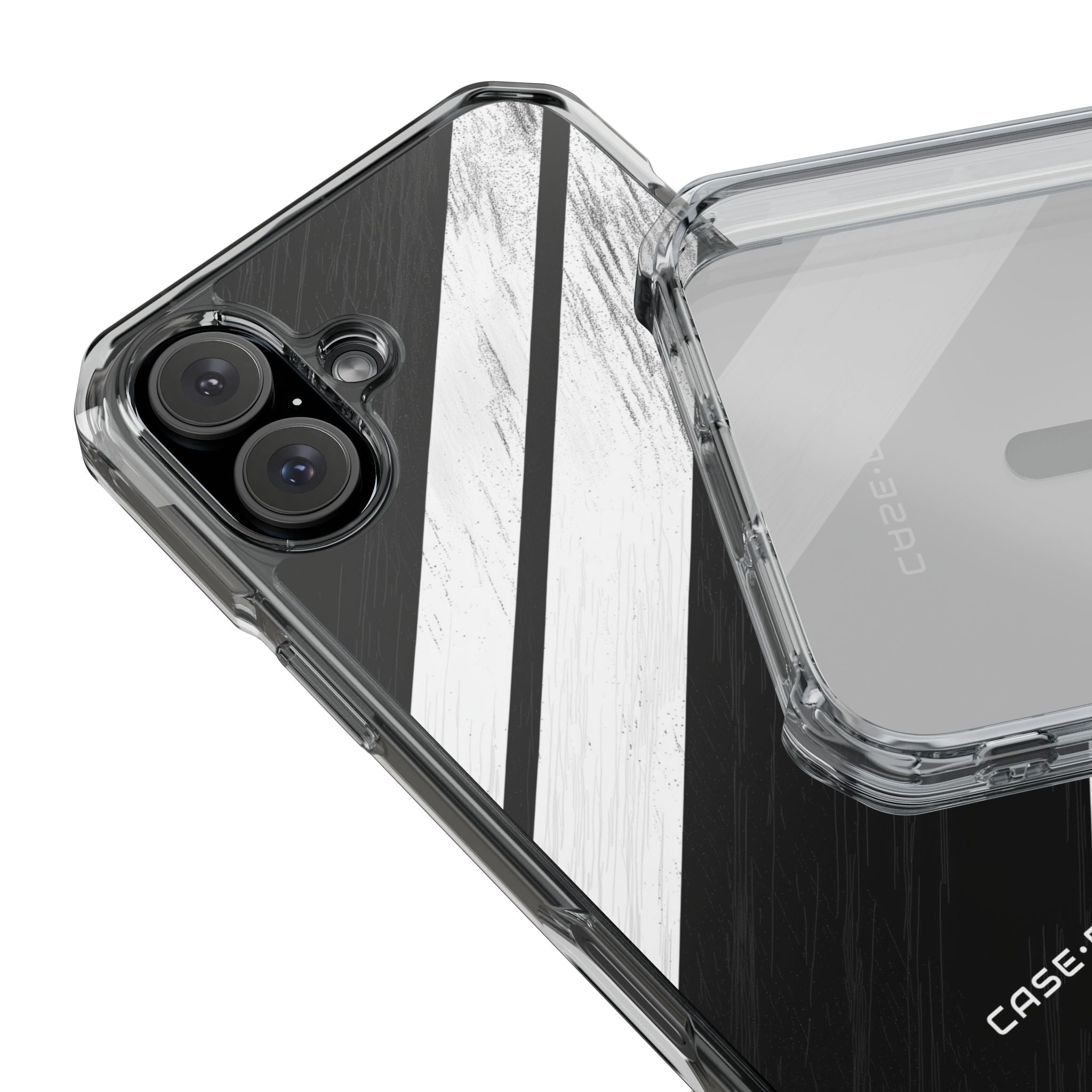 Distressed Stripe Motion iPhone 16 Plus Case - Impact