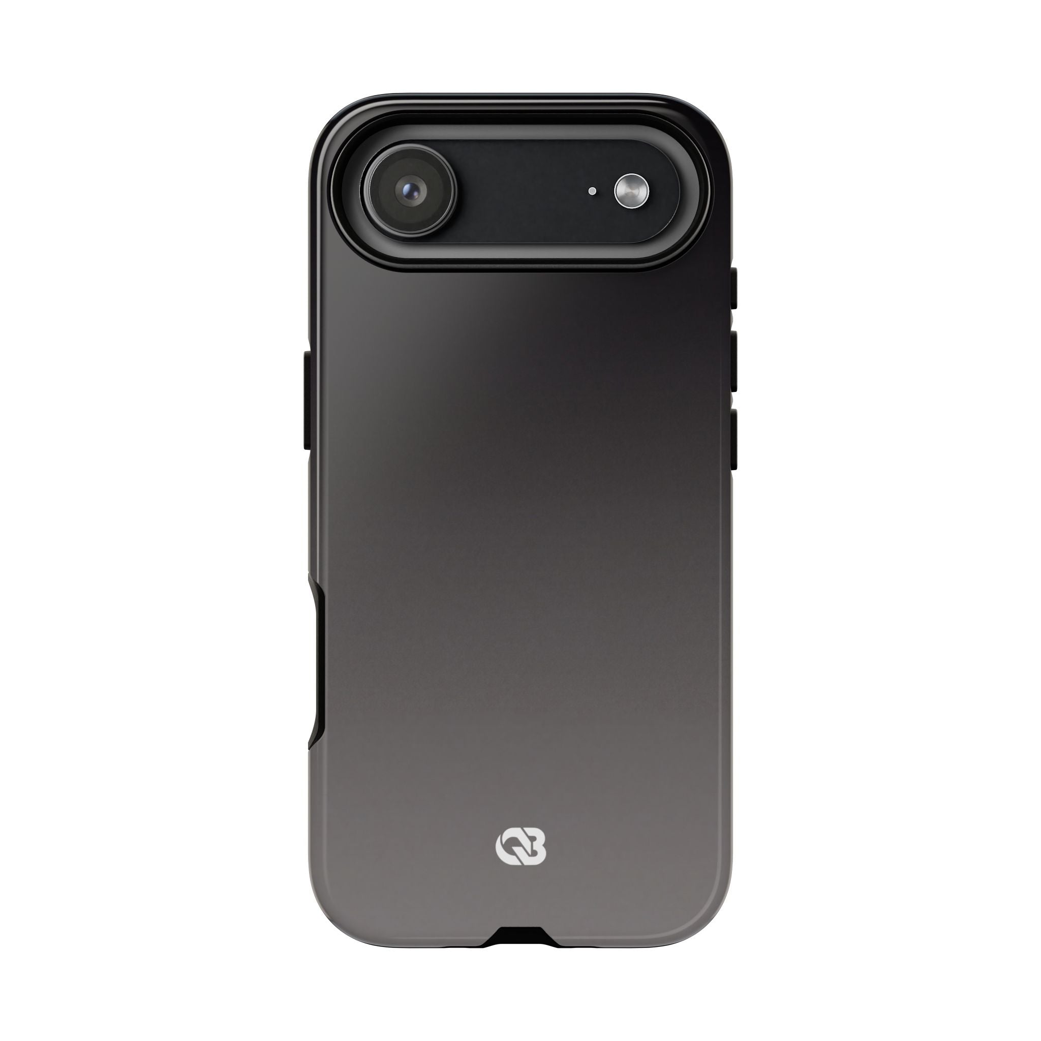 Grey Tough Phone Case for iPhone - Obsidian Ash Fade