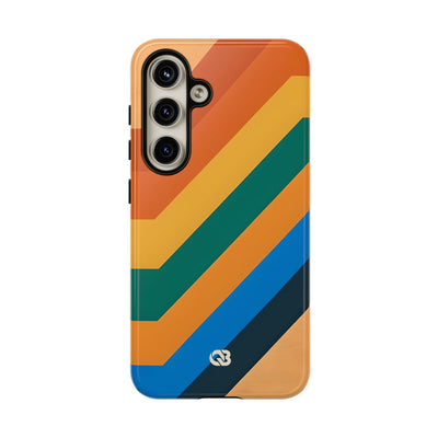 Retro Ridge Lines · Tough Phone Case for Samsung
