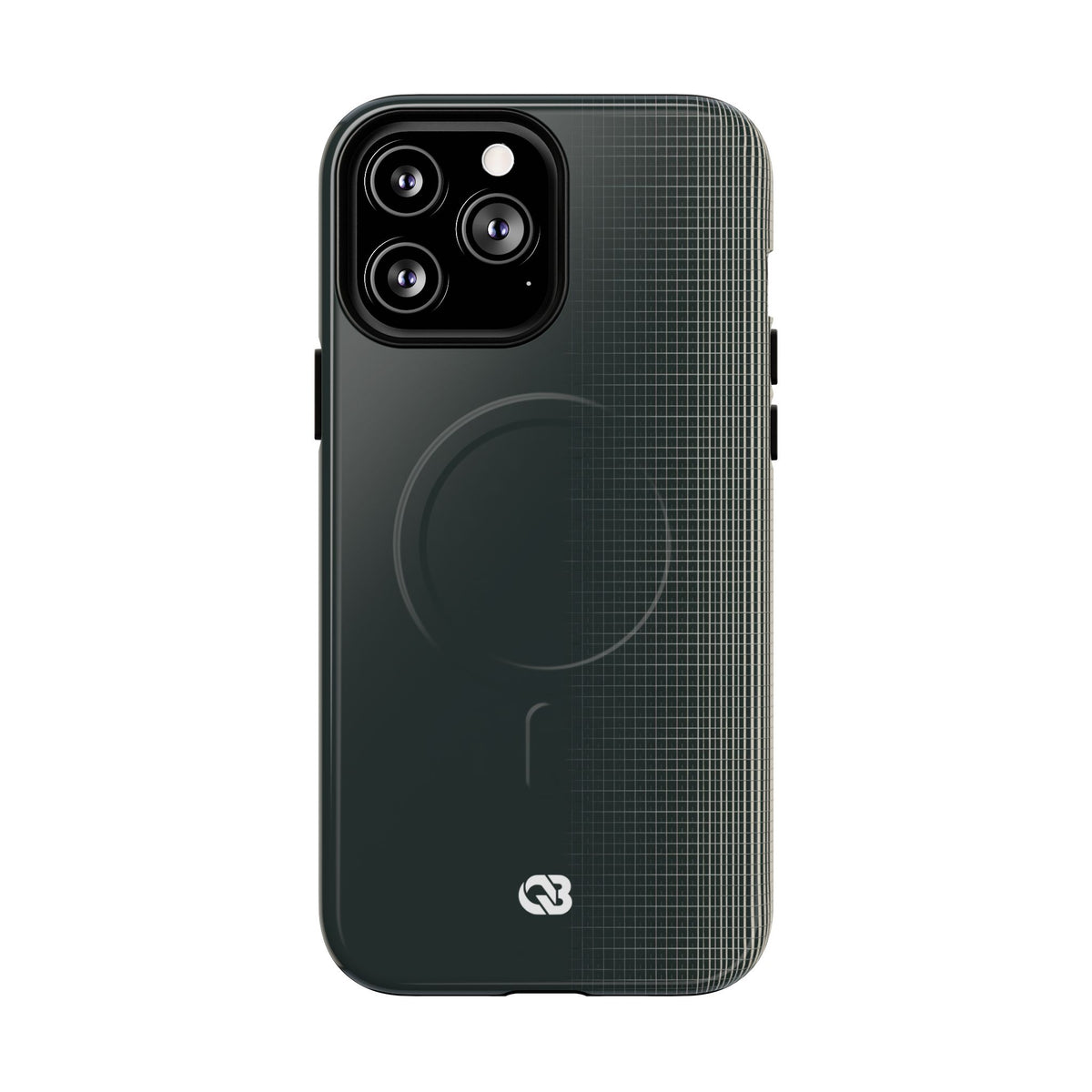 Modular Grid Shift · Tough 2.0 Magnetic Phone Case for iPhone · Grey