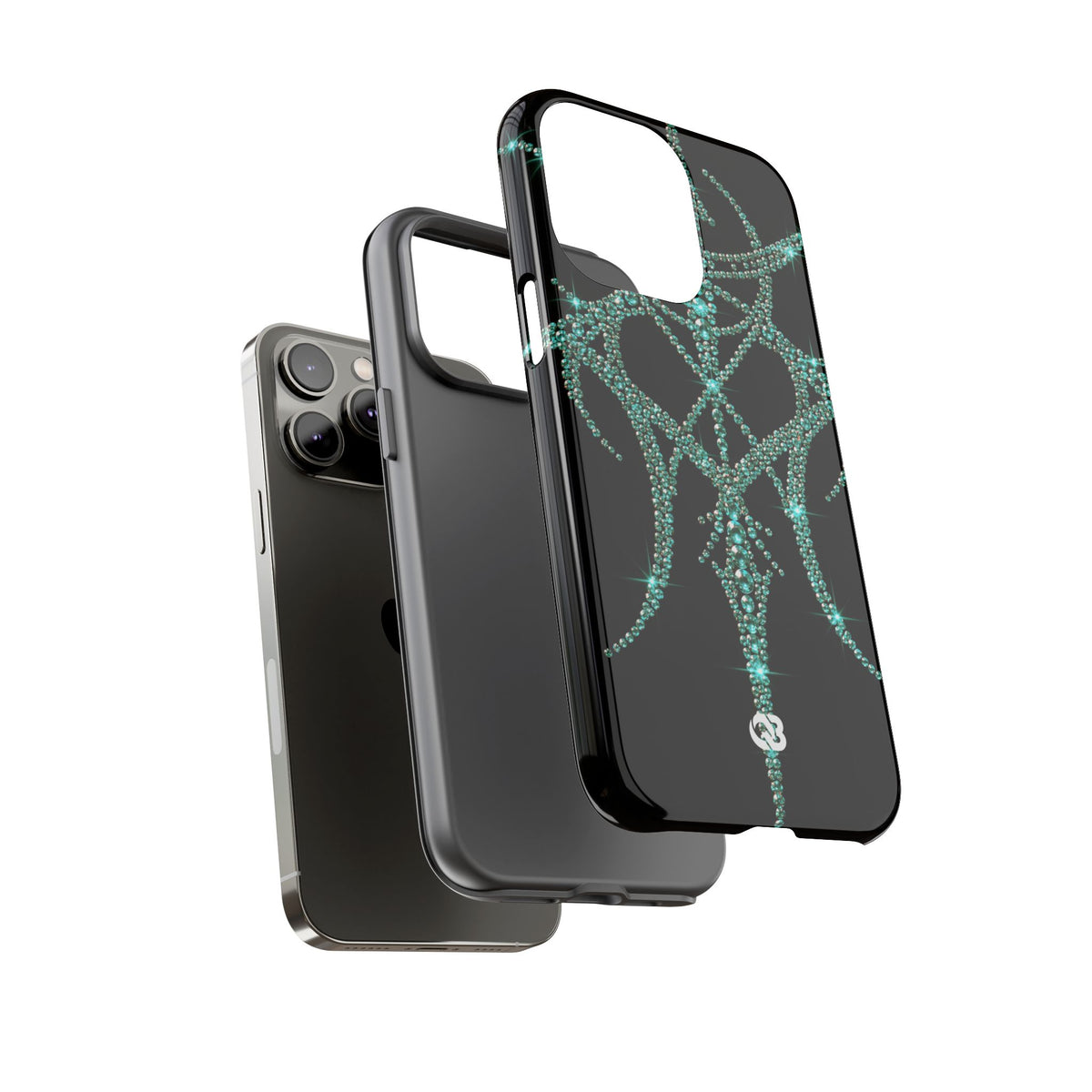 Teal Cyber Sigil · Tough Phone Case for iPhone · Teal