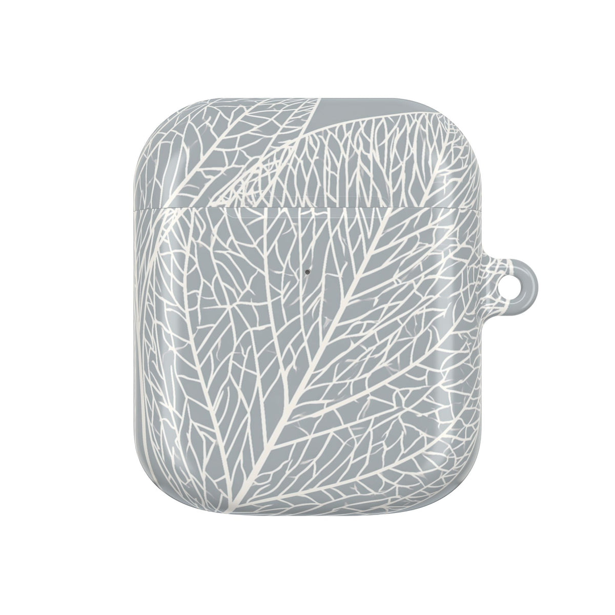 Minimal Leaf Skeleton · Hard Case for AirPods & AirPods Pro · Grey