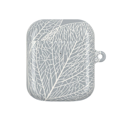 Minimal Leaf Skeleton · Hard Case for AirPods & AirPods Pro · Grey