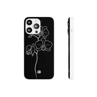 Midnight Orchid · Lite Phone Case for iPhone ·  Black