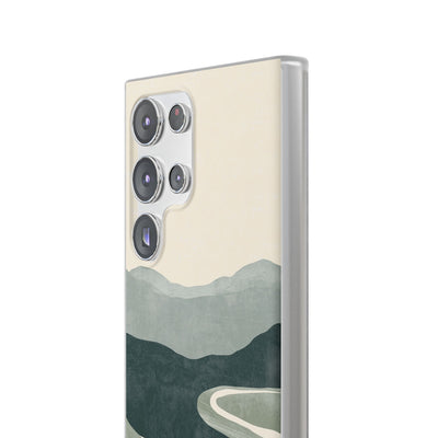 Green Lite Phone Case for Samsung - Misty Sage Valley