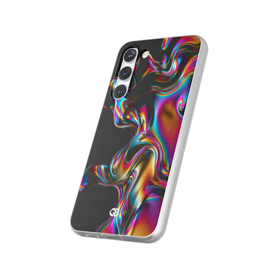 Purple Lite Phone Case for Samsung - Liquid Neon Chrome