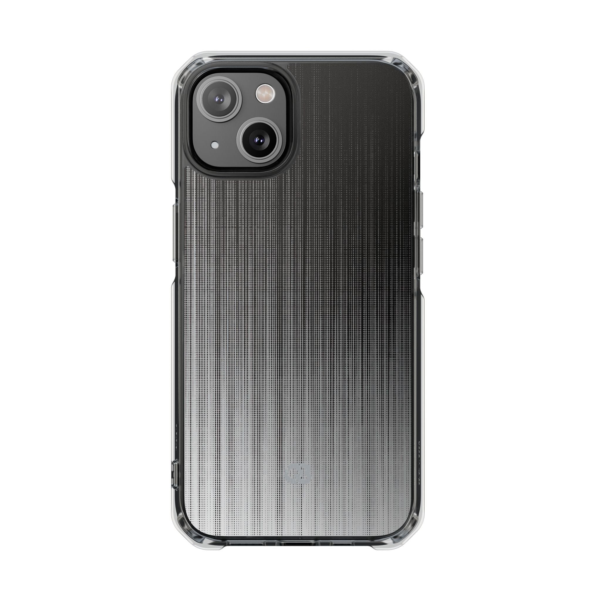 Grey Impact MagSafe Phone Case for iPhone - Static Vertical Dither