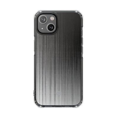 Grey Impact MagSafe Phone Case for iPhone - Static Vertical Dither