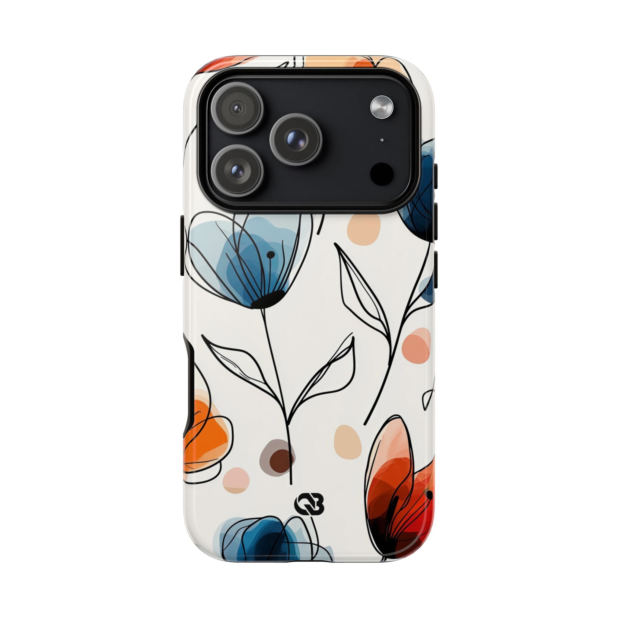 Ink Watercolor Tulips · Tough Phone Case for iPhone