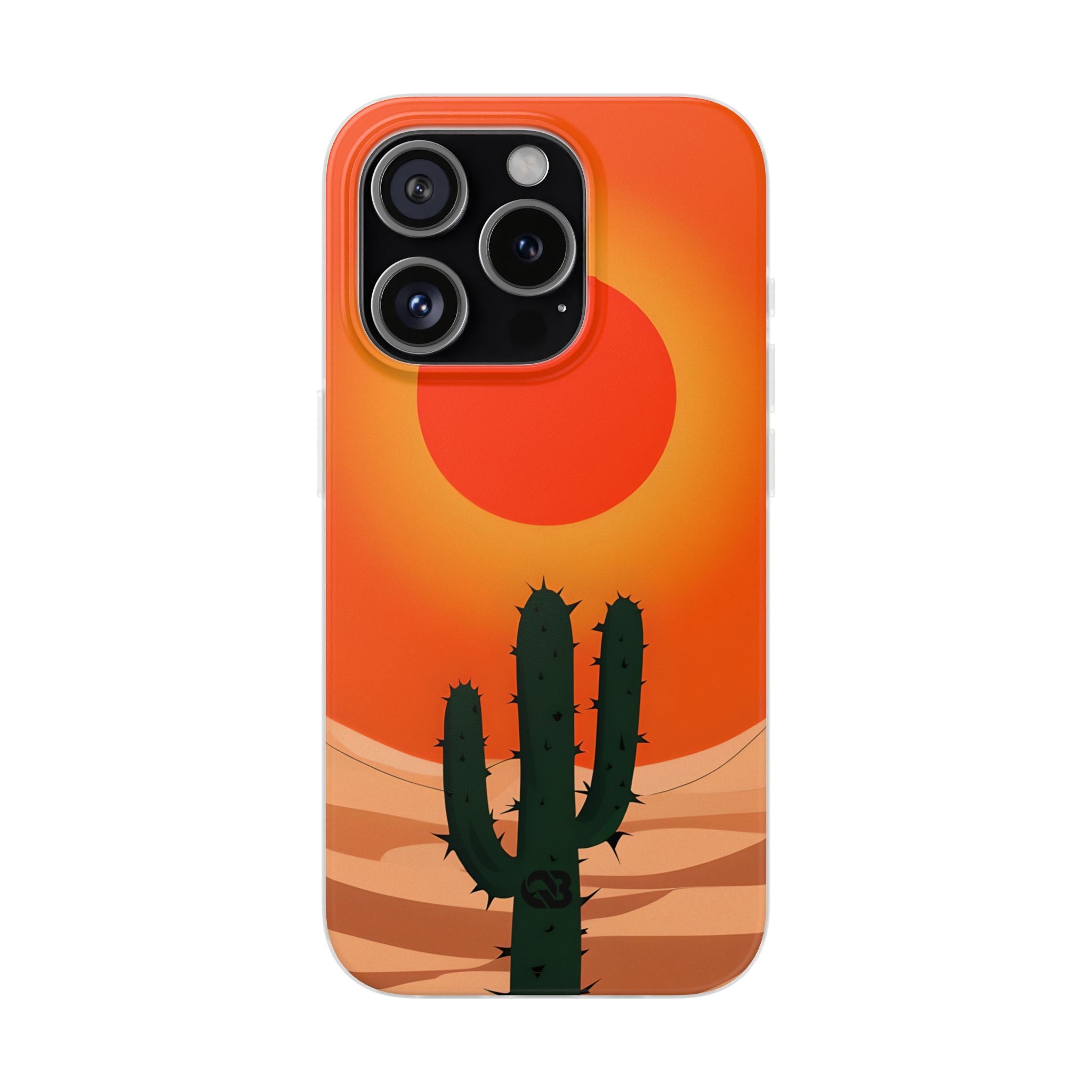 Scorched Saguaro Sunset · Soft Phone Case for iPhone