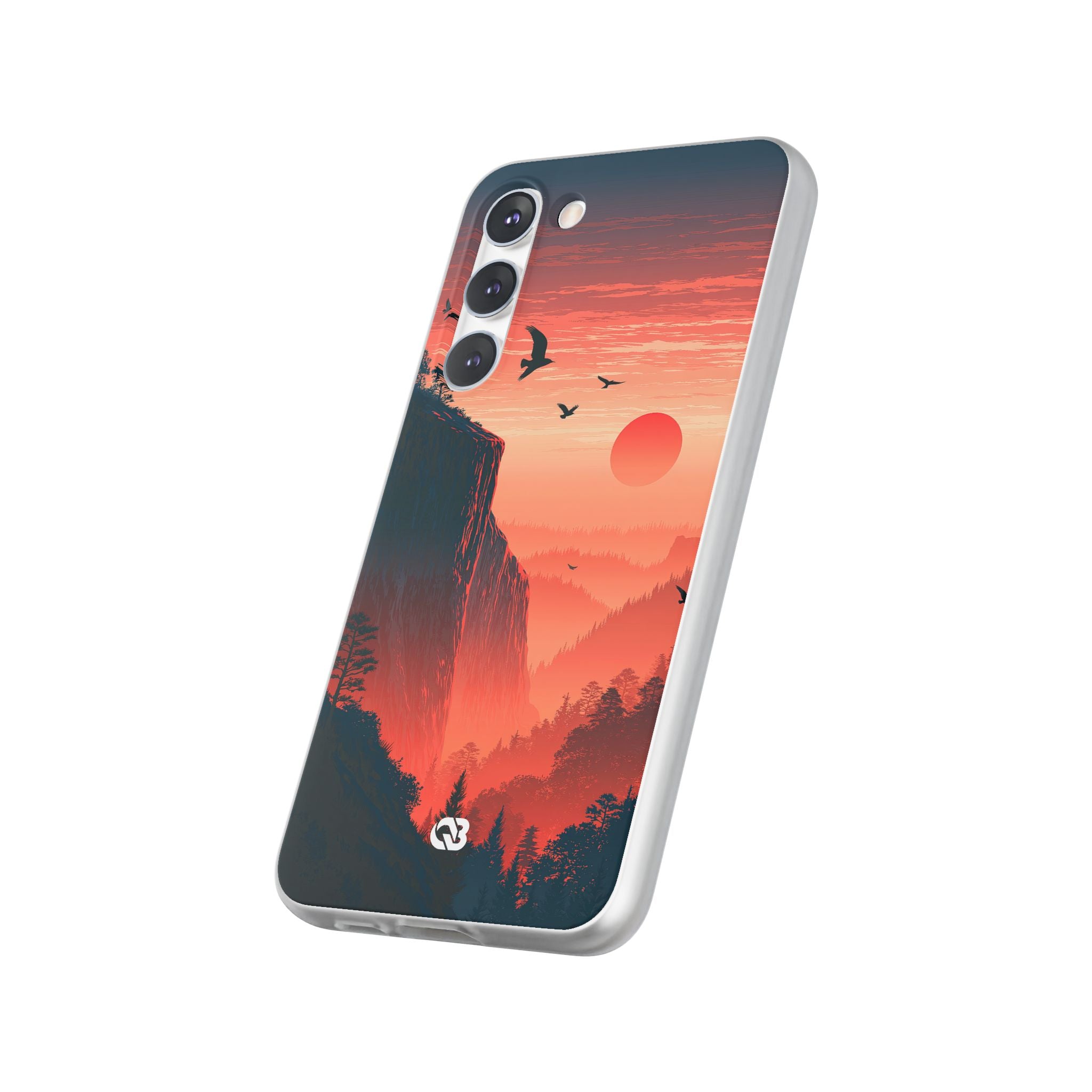 Orange Lite Phone Case for Samsung - Crimson Ridge Flight