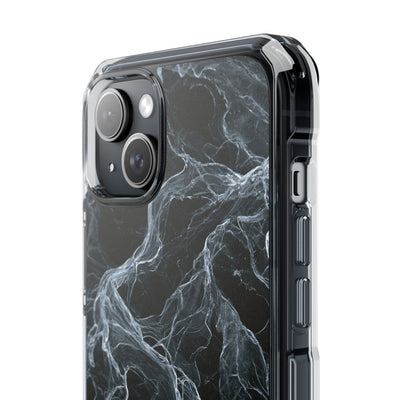 Arctic Gossamer · Clear Impact Magnetic Phone Case for iPhone · Black