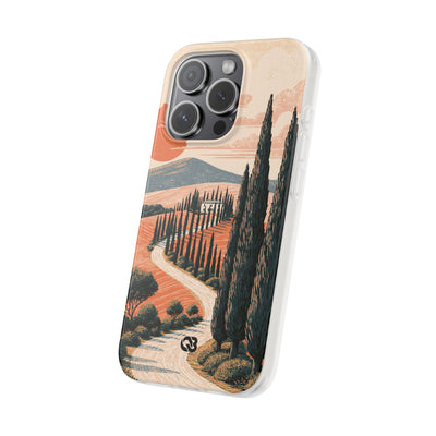 Tuscan Cypress Horizon · Lite Phone Case for iPhone ·  Orange