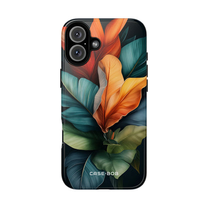 Tropical Veinburst iPhone 16 Plus Case - Tough