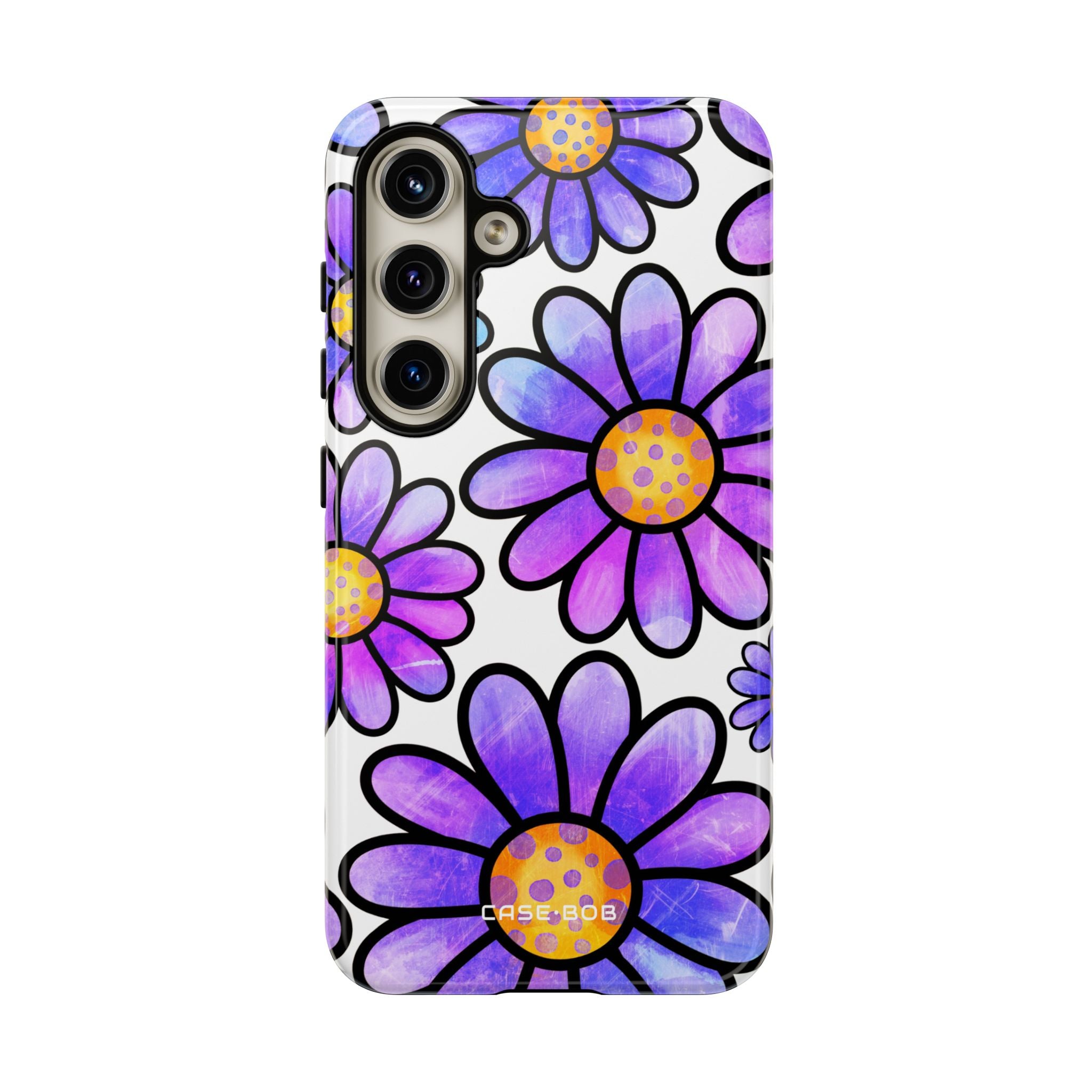 Polka Dot Blooms Samsung S24 Case - Tough