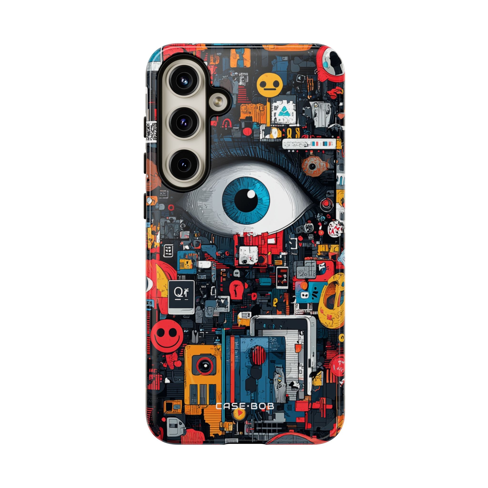 Digital Eye Blue Samsung S24 Plus Case - Tough
