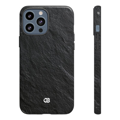 Obsidian Slate · Tough Phone Case for iPhone · Black