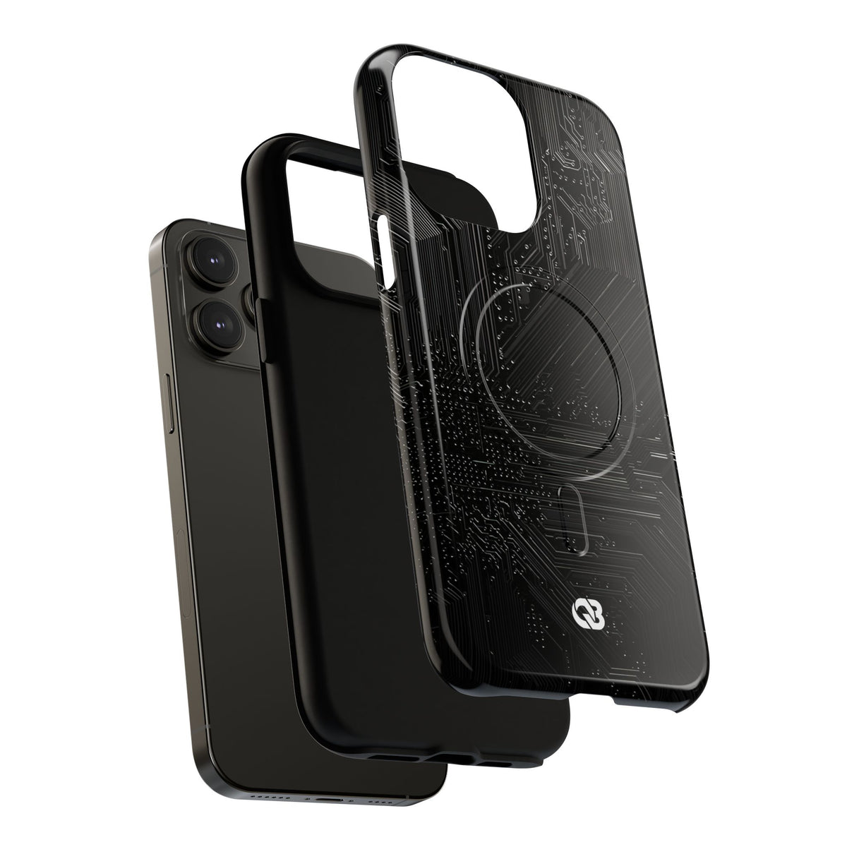 Obsidian Circuitry · Tough 2.0 Magnetic Phone Case for iPhone · Black