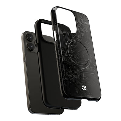 Obsidian Circuitry · Tough 2.0 Magnetic Phone Case for iPhone · Black