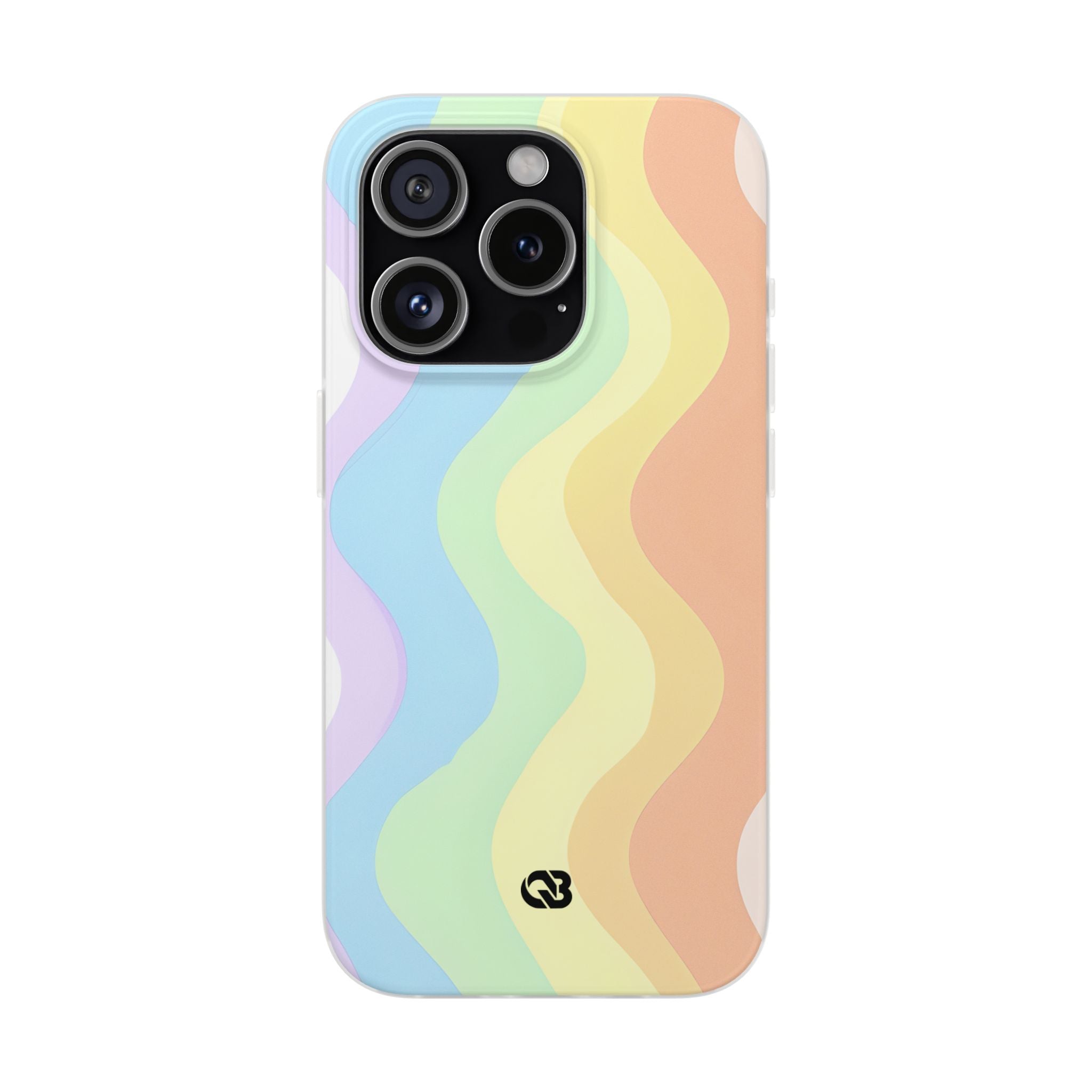 Pastel Ripple Flow · Soft Phone Case for iPhone
