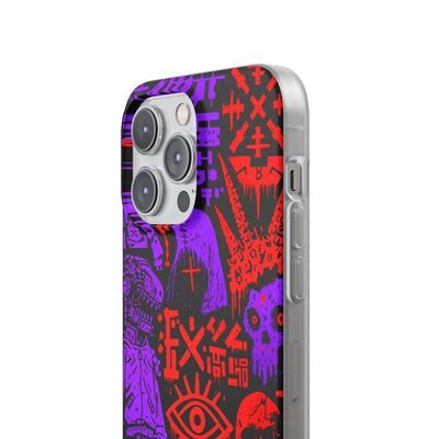 Underground Cyber Glyphs · Lite Phone Case for iPhone ·  Black