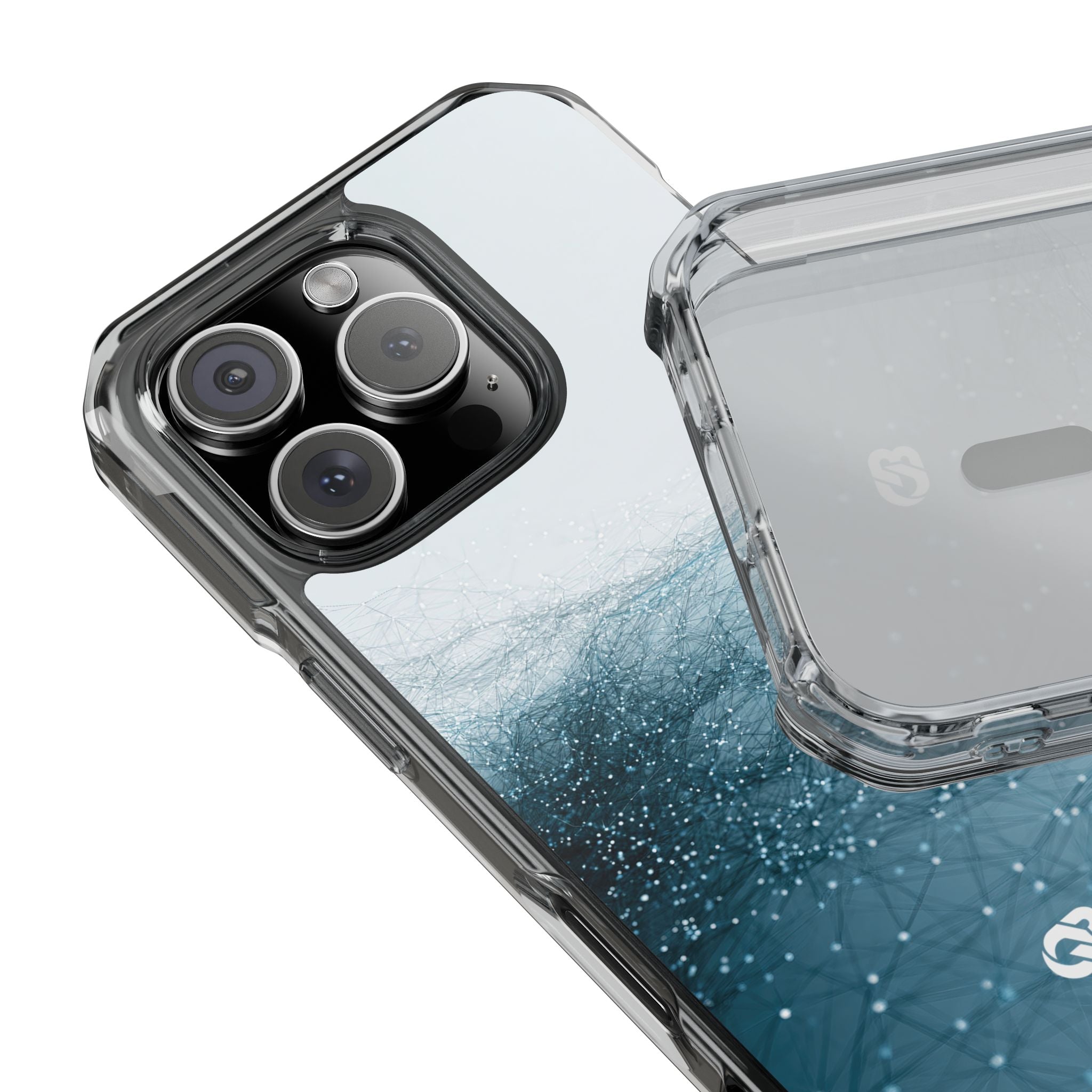 Teal Impact MagSafe Phone Case for iPhone - Arctic Pulse Mesh