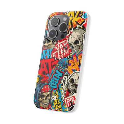 Skate Skull Riot · Lite Phone Case for iPhone ·  Red